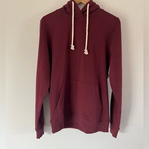 PACT One For All‎ Unisex Hoodie In Raisin Organic Cotton Pullover Sweatshirt NWT